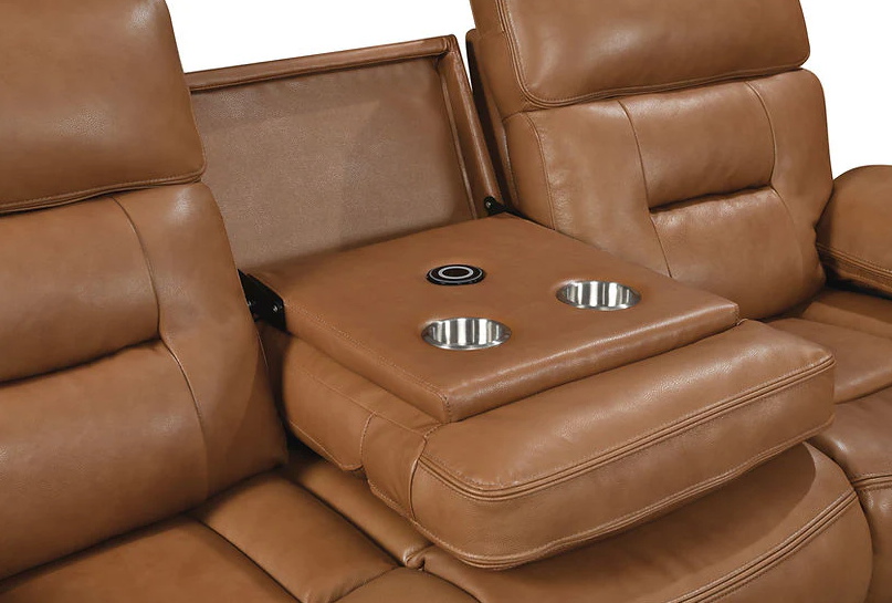 Conjunto de sofá reclinable Dallas Camel