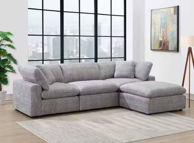 Cloud 9 Zaftag Dove Sectional