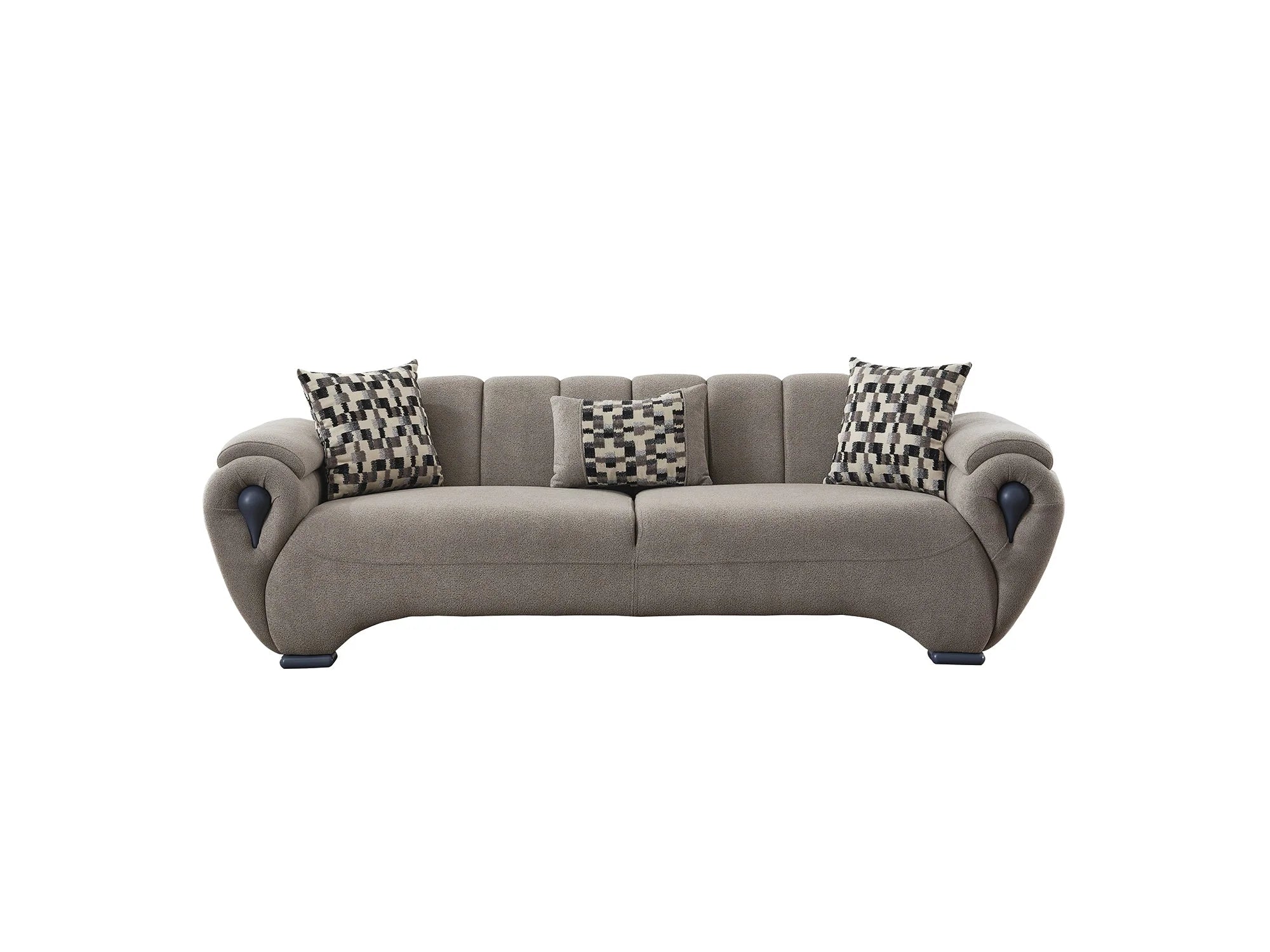 Damla 3-Pieces Modern Living Room Set