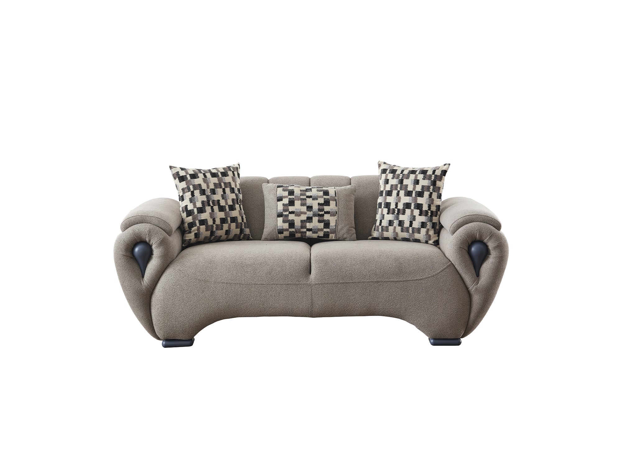 Damla 3-Pieces Modern Living Room Set