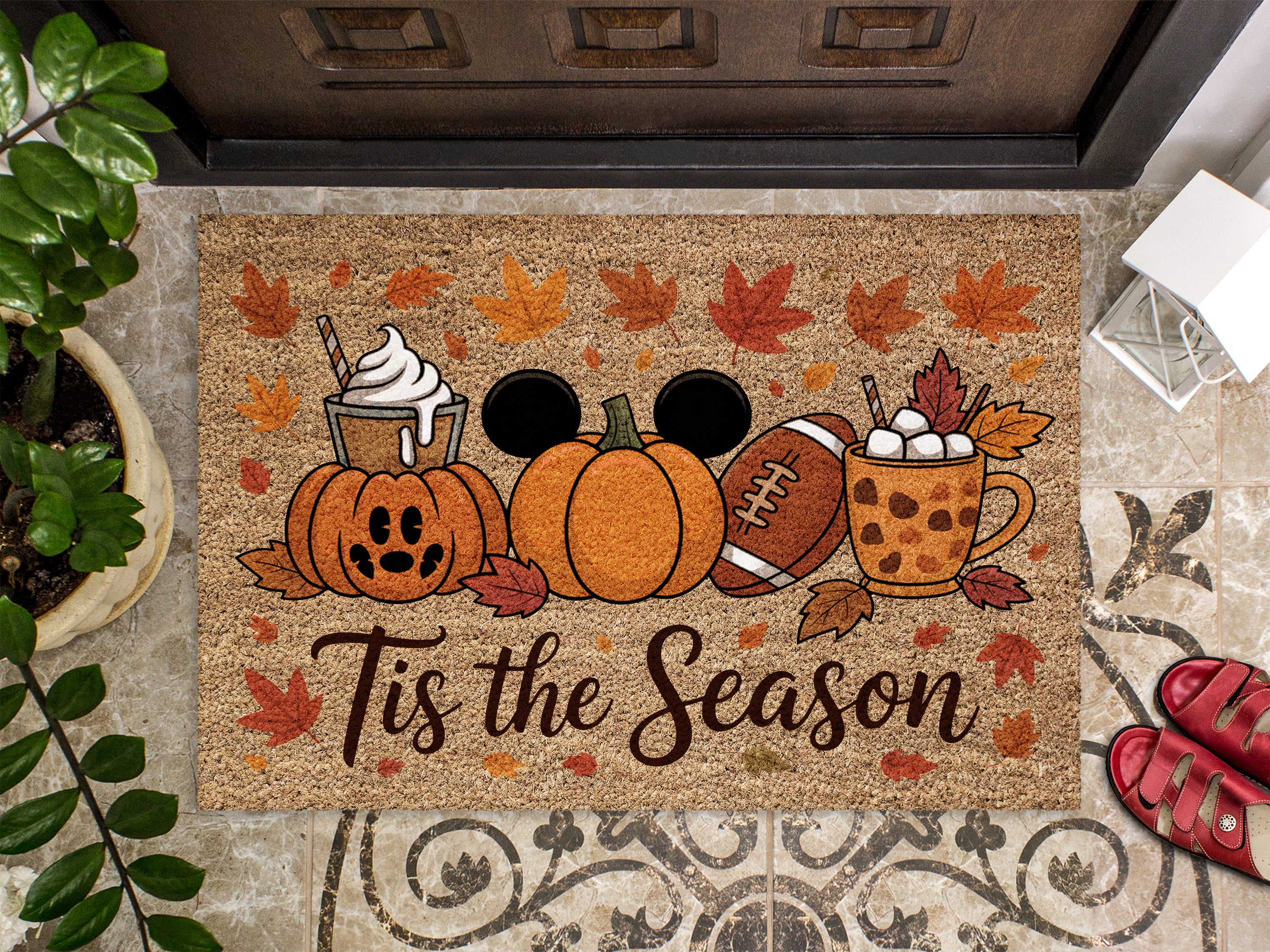 Tis the Season Fall Doormat