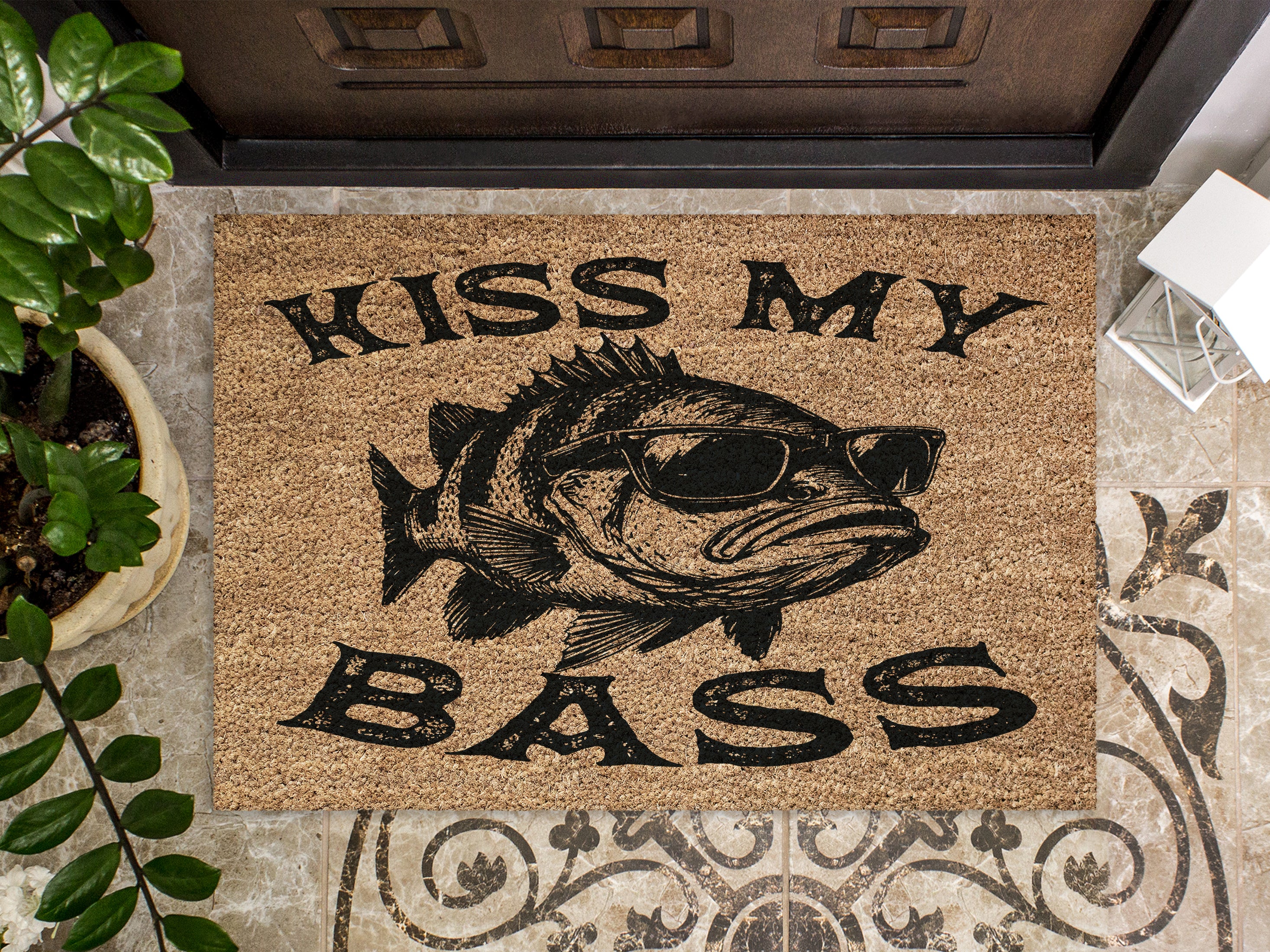 Fisherman Dad Lake House Doormat