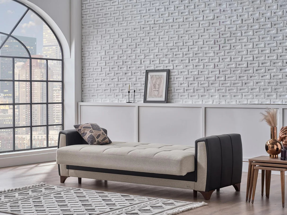 Dublin Boss Cream Living Room Set
