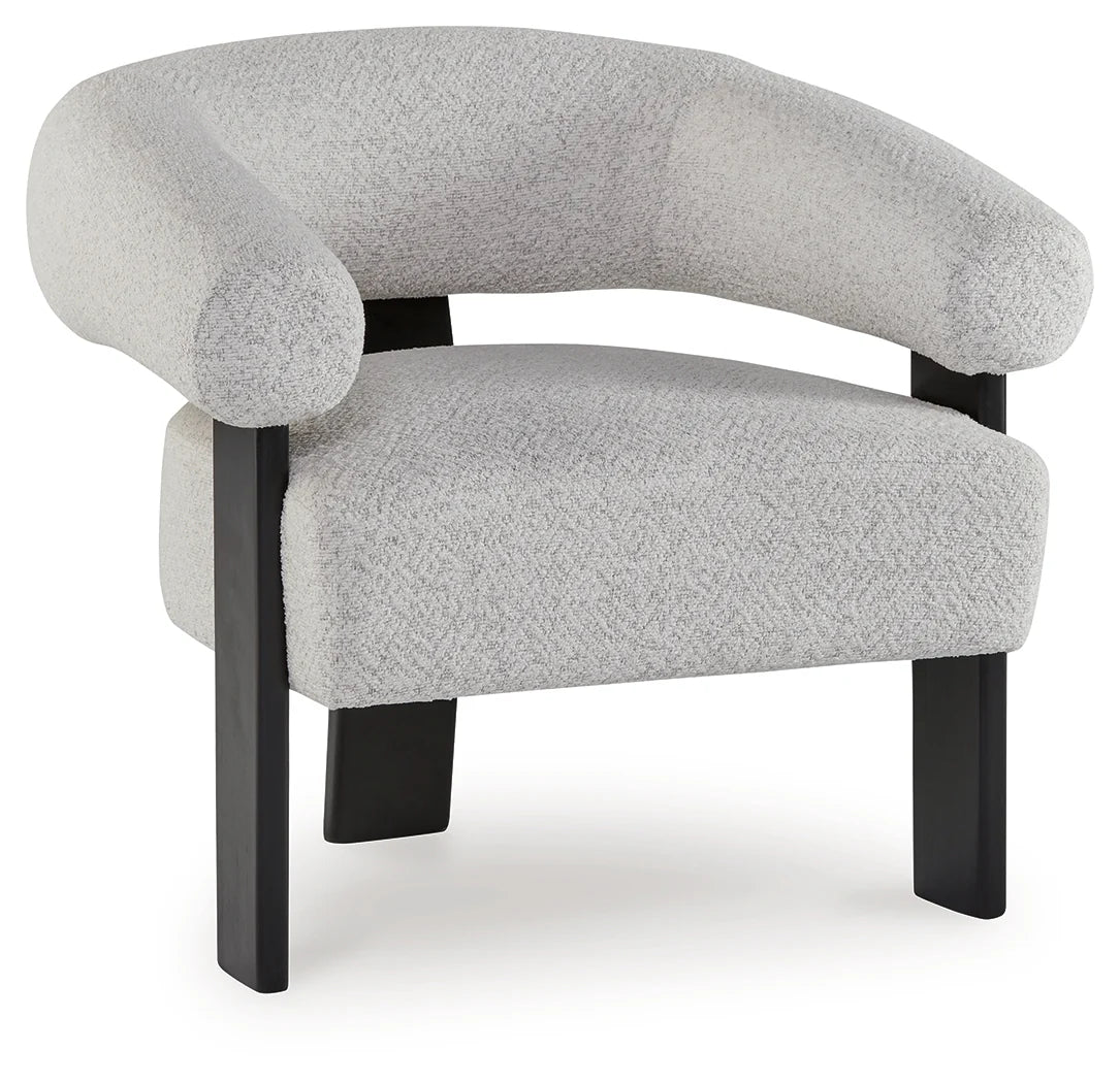 Dultish Snow Barrel Accent Chair