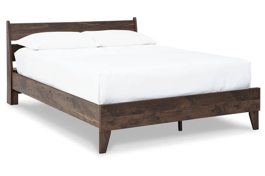 Calverson Mocha Platform Bedroom Set