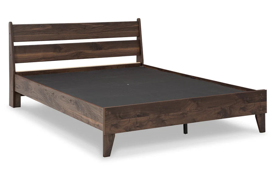 Calverson Mocha Platform Bedroom Set