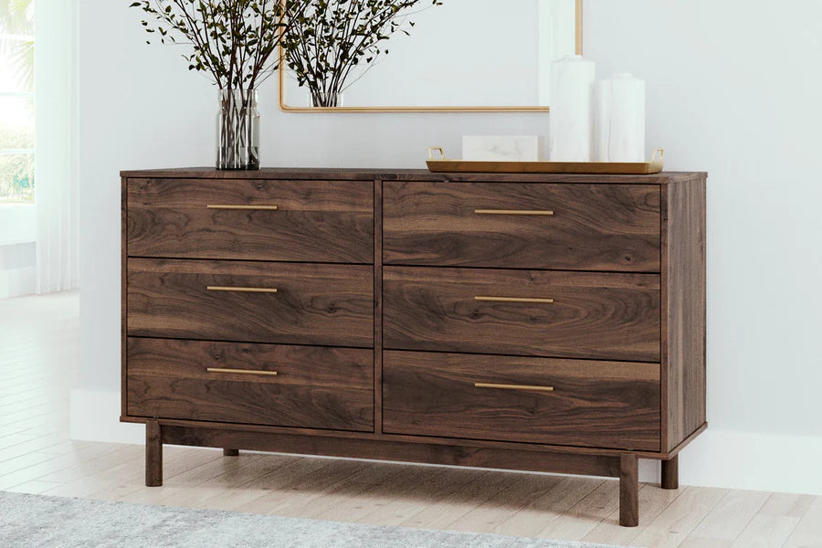 Calverson Mocha Platform Bedroom Set