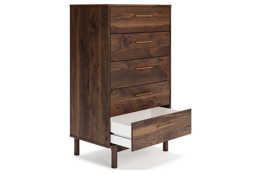Calverson Mocha Platform Bedroom Set