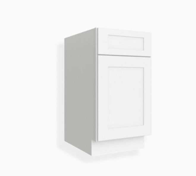 White Shaker Base Cabinet with Single Door