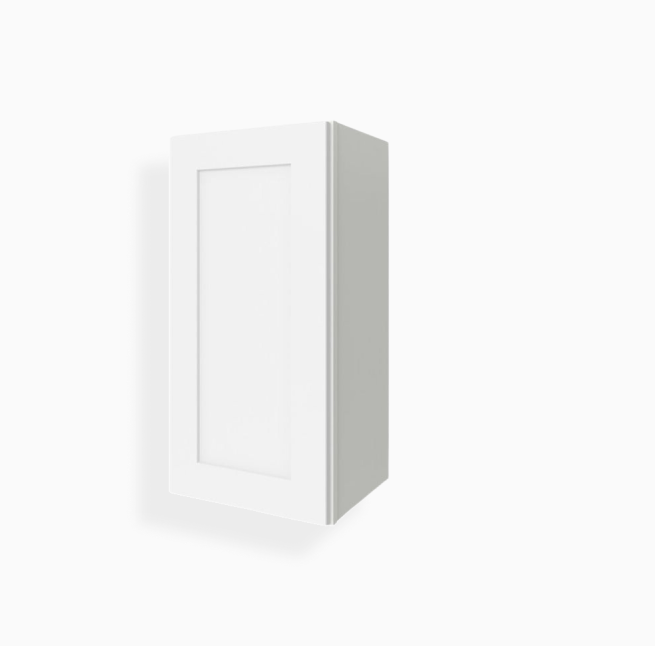 White Shaker 36″ H Single Door Wall Cabinet