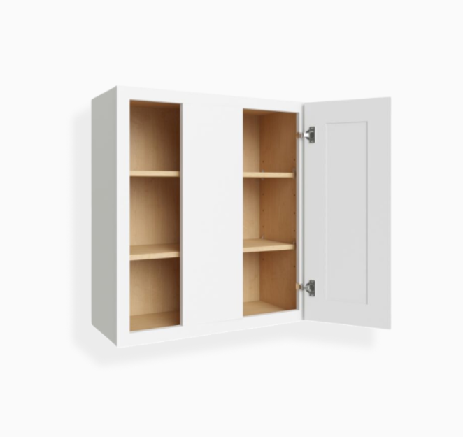 White Shaker 42″ H Wall Blind Cabinet