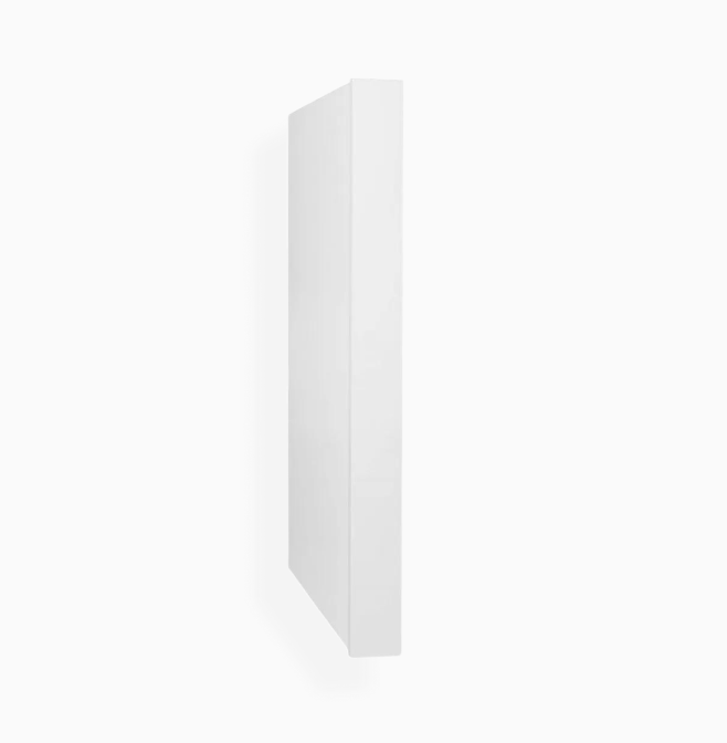 White Shaker Refrigerator End Panel