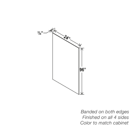 White Shaker Shelf Board
