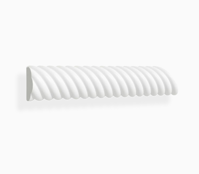 White Shaker Rope Moulding