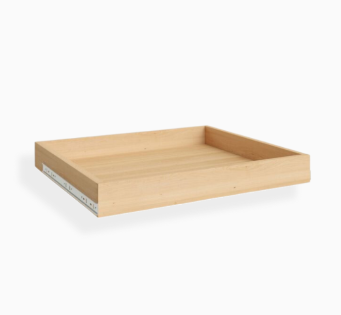 White Shaker Roll Out Tray