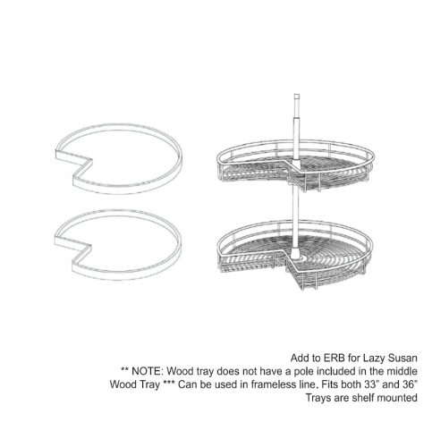 Bandeja de madera gris Shaker