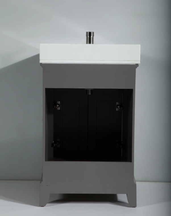 Conjunto de tocador de baño con lavabo individual Genoa de 30"