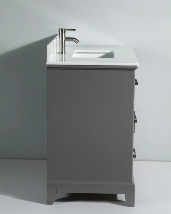 Conjunto de tocador de baño con lavabo individual Genoa de 36"