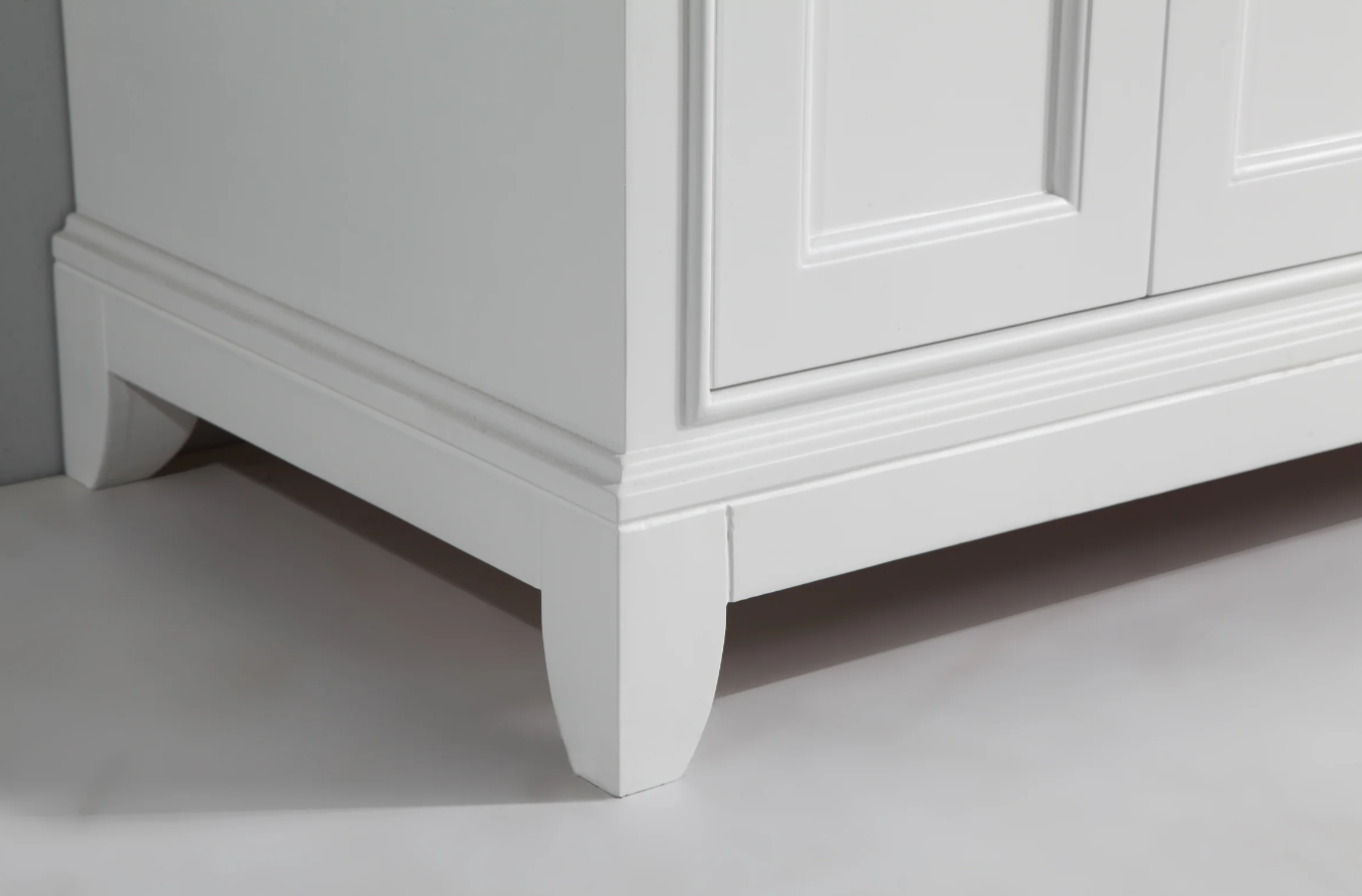 Juego de tocador de baño con lavabo doble Genoa de 60"