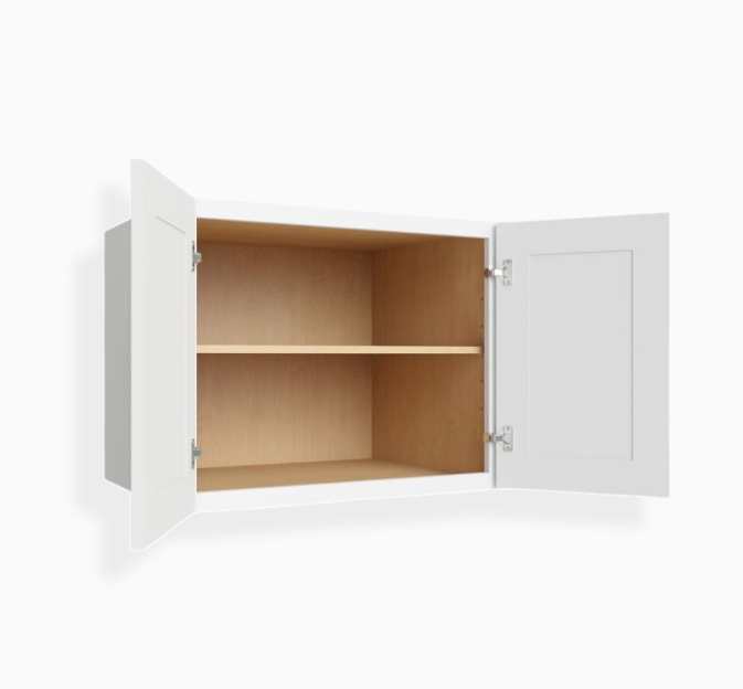 Refrigerador de pared blanco Shaker de 24″ de alto
