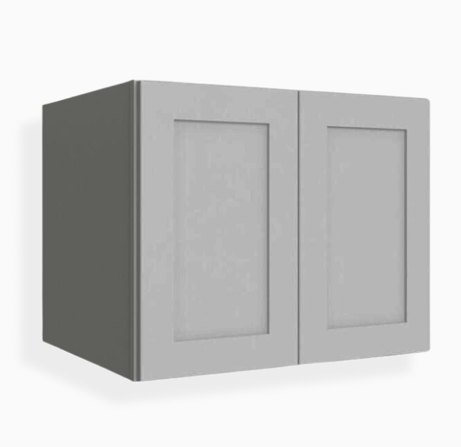 Refrigerador de pared gris Shaker de 24″ de alto