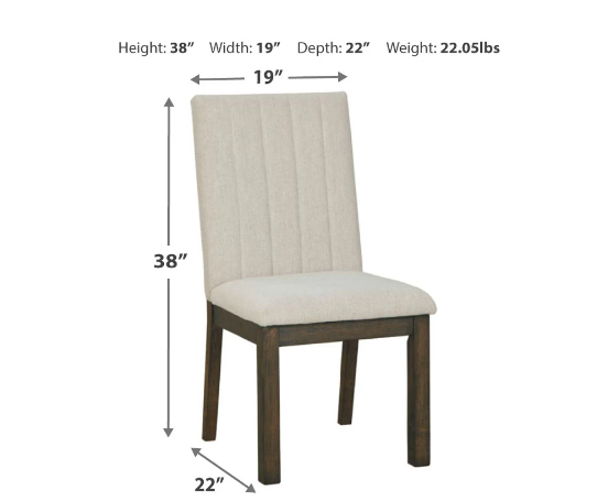 Dellbeck Dining Table and 6 Chairs Set