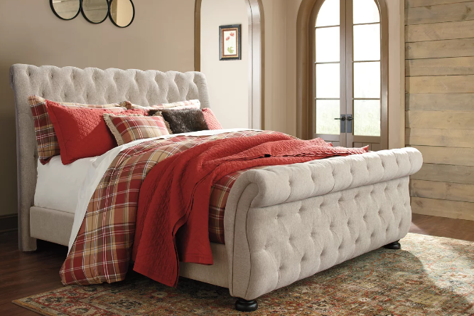 Willenburg Upholstered Sleigh Bed
