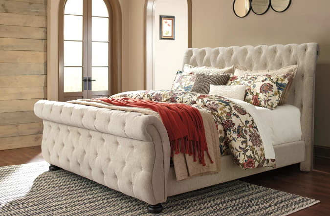 Willenburg Upholstered Sleigh Bed