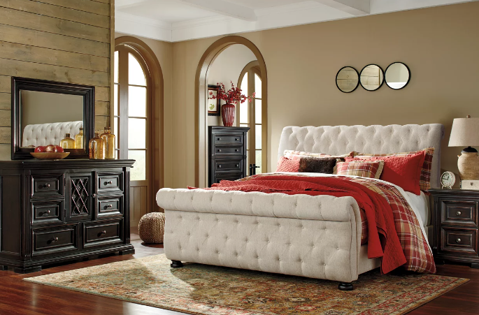 Willenburg Upholstered Sleigh Bed