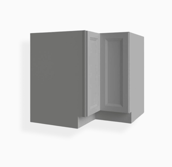 Gray Shaker Easy Reach Base Cabinet