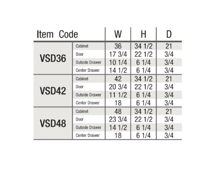 Mueble combinado de tocador Shaker gris