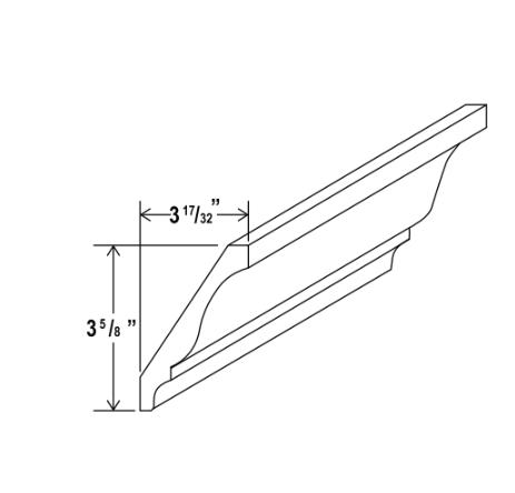 Gray Shaker Decorative Moulding