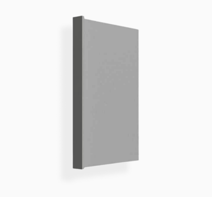 Panel de retorno del lavavajillas Shaker gris