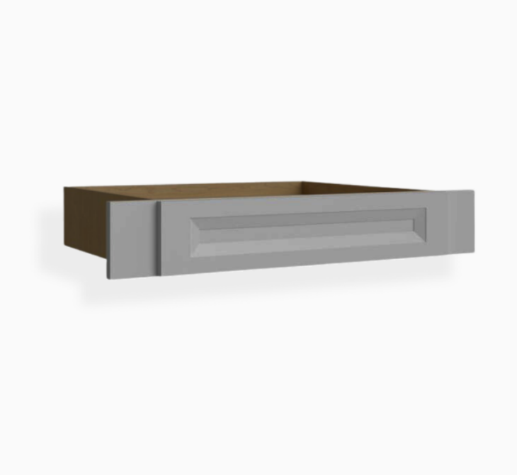 Gray Shaker Knee Drawer