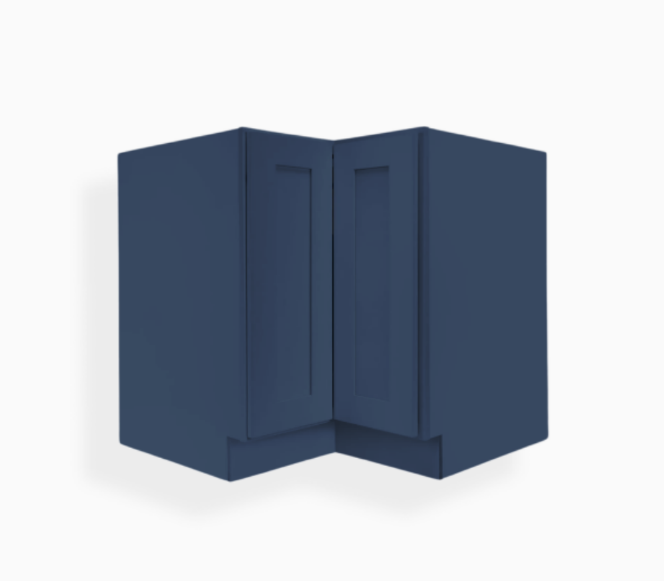 Navy Blue Shaker Easy Reach Base Cabinet