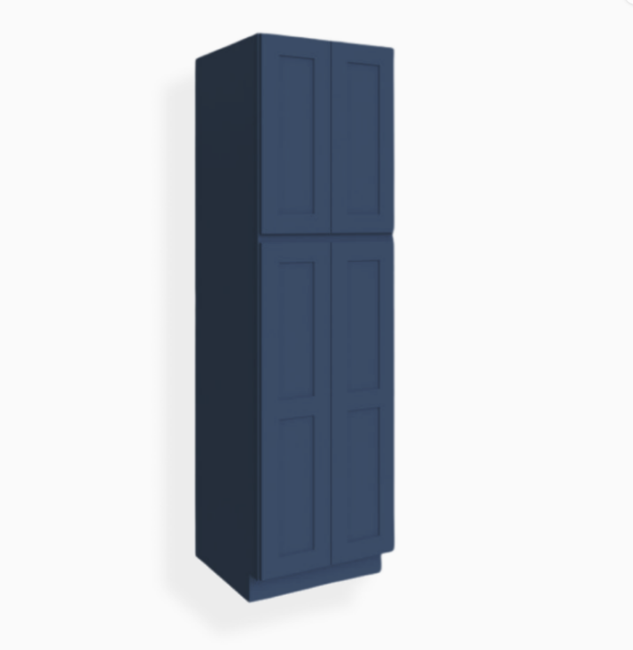 Navy Blue Shaker 24″ W Utility Pantry Cabinet