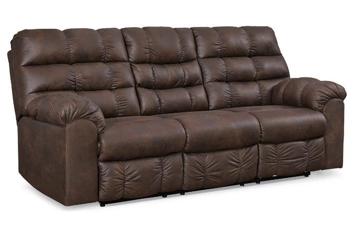 Derwin Manual Reclining Sofa with Drop Down Table