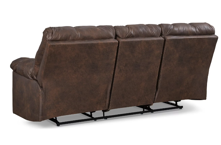 Derwin Manual Reclining Sofa with Drop Down Table