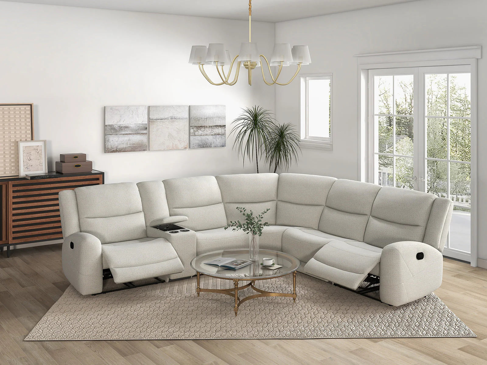 Giraldus Manual Reclining Living Room Set