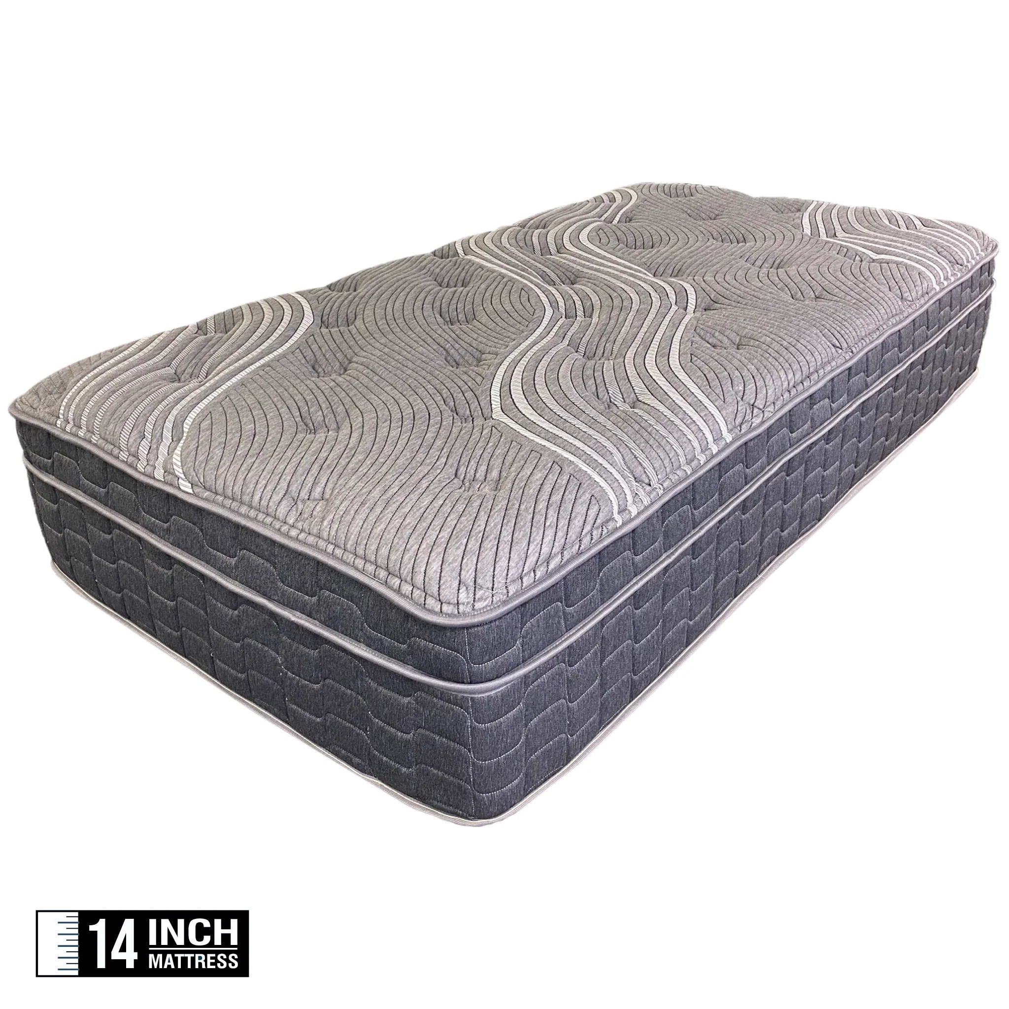 Hyper Comfort Luxury EuroTop Mattress HC2 -Hyper Comfort Luxury EuroTop Mattress HC2 – 14" Cooling Gel, Pocket Coils, 5 Year Warranty