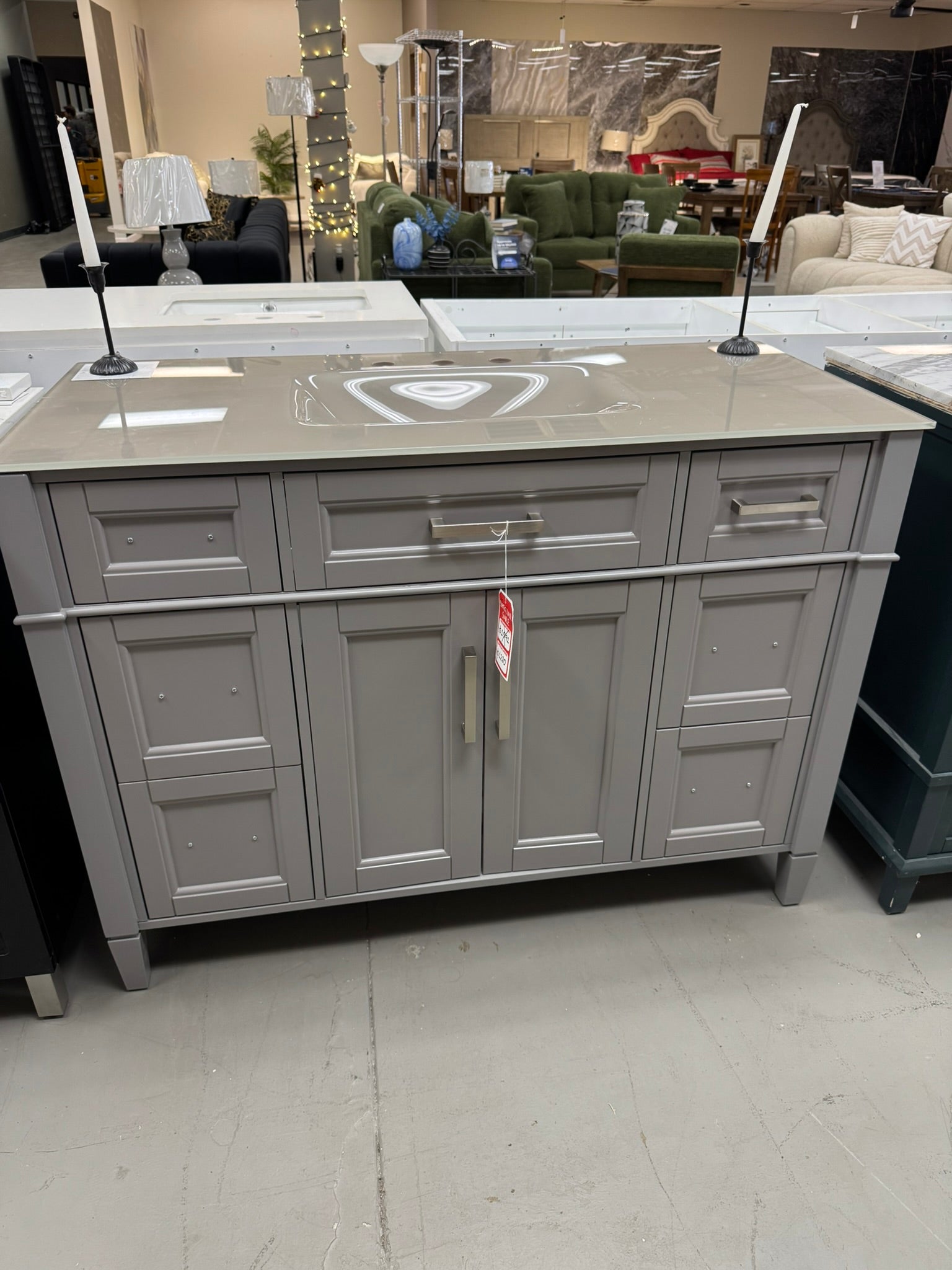 Mueble de lavabo individual Savona de 48 pulgadas