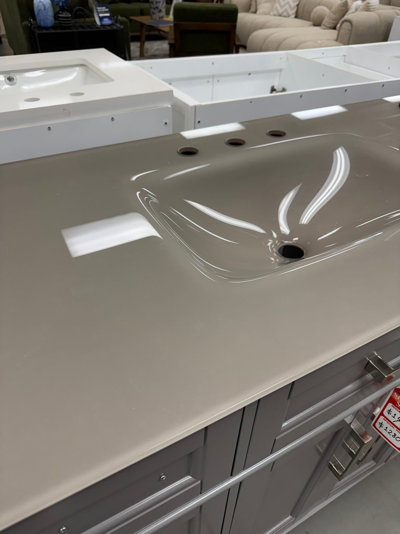 Mueble de lavabo individual Savona de 48 pulgadas
