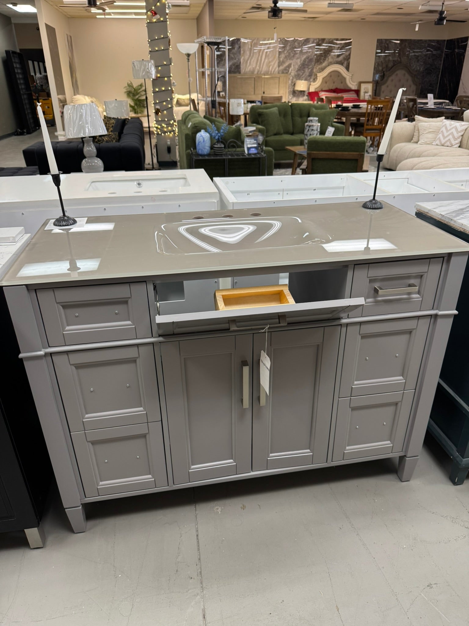 Mueble de lavabo individual Savona de 48 pulgadas