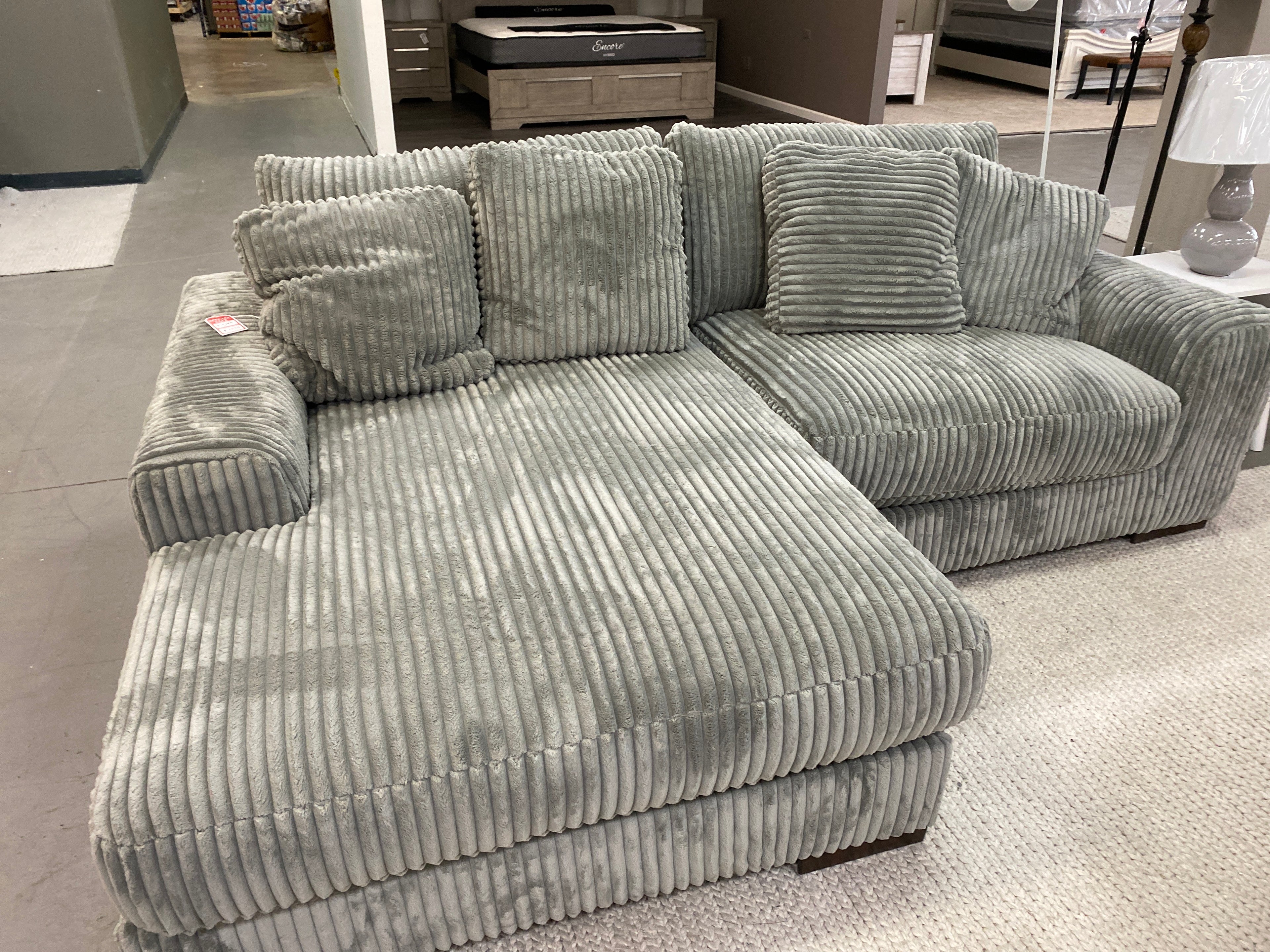 Lindyn Fog 2-Piece RAF Sofa Chaise