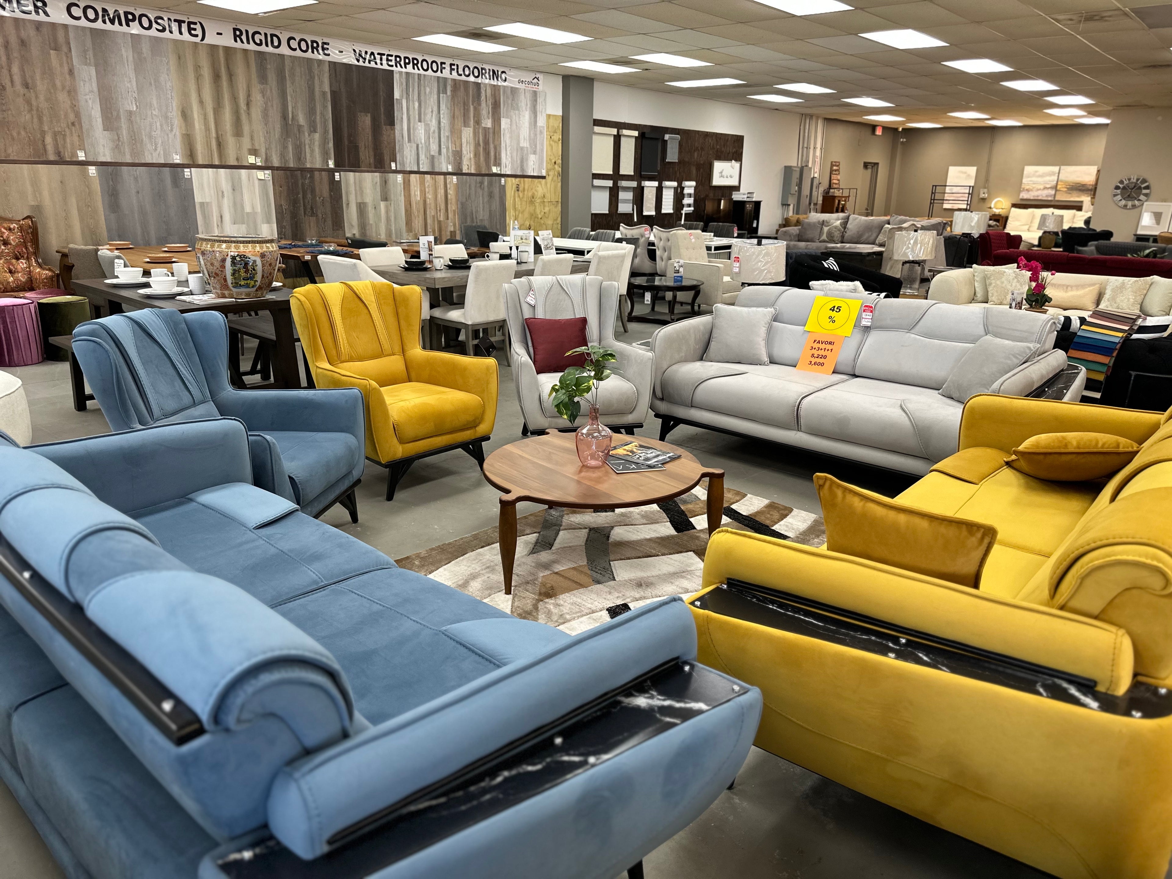 Favori Sofa Set (3+3+1+1)