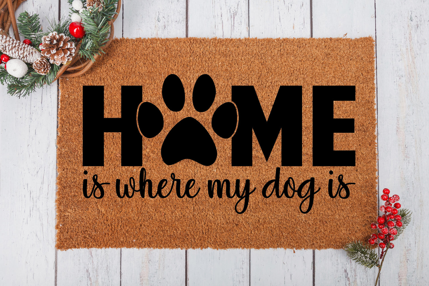 Dog Owner Family Doormat