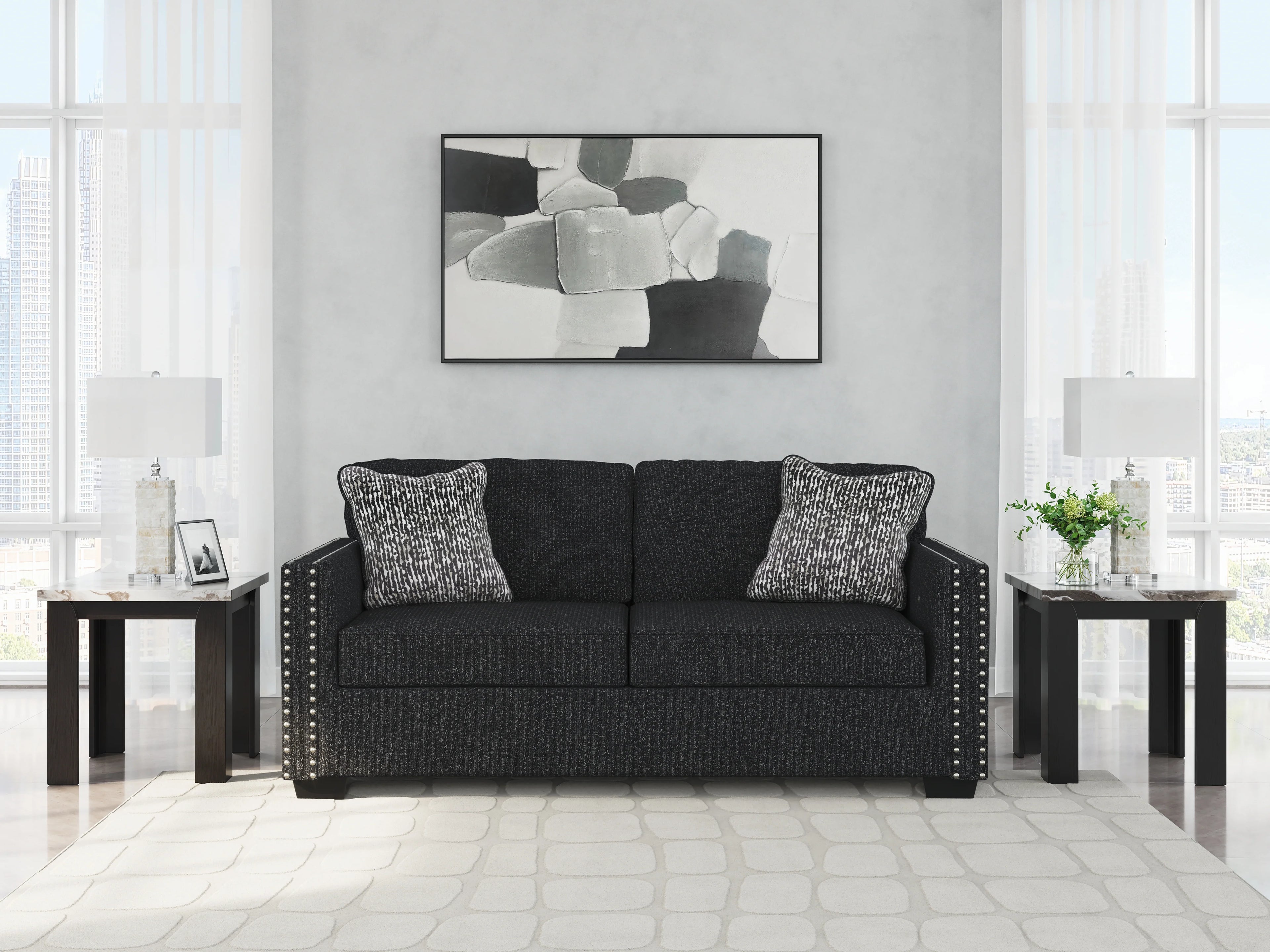 Jasmine Peaks Contemporary Living Room Set