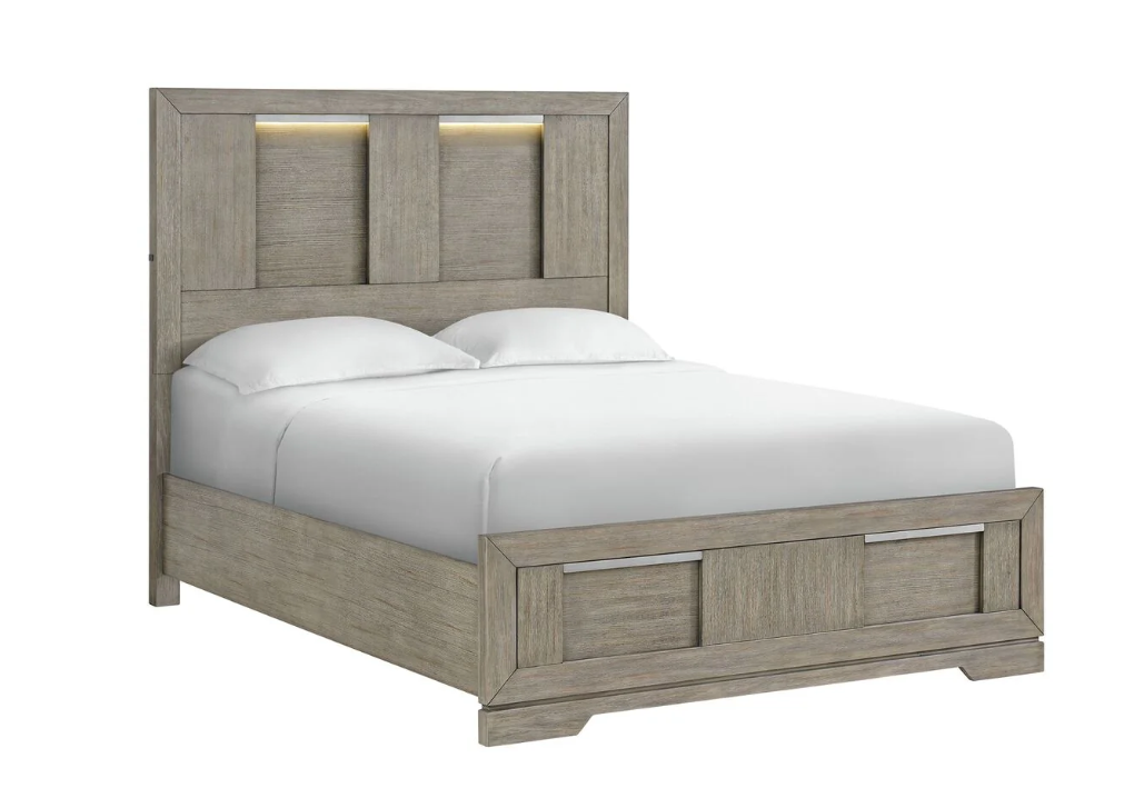 Cama King Kelis y 2 mesitas de noche