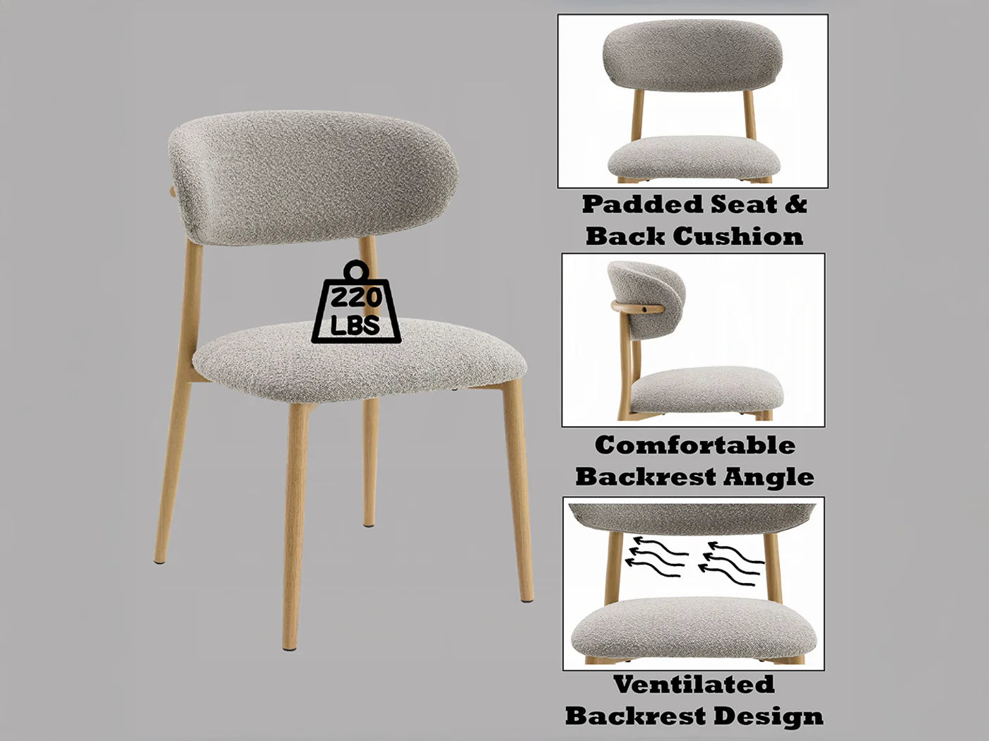 Sofá seccional de dos piezas Lindyn color marfil