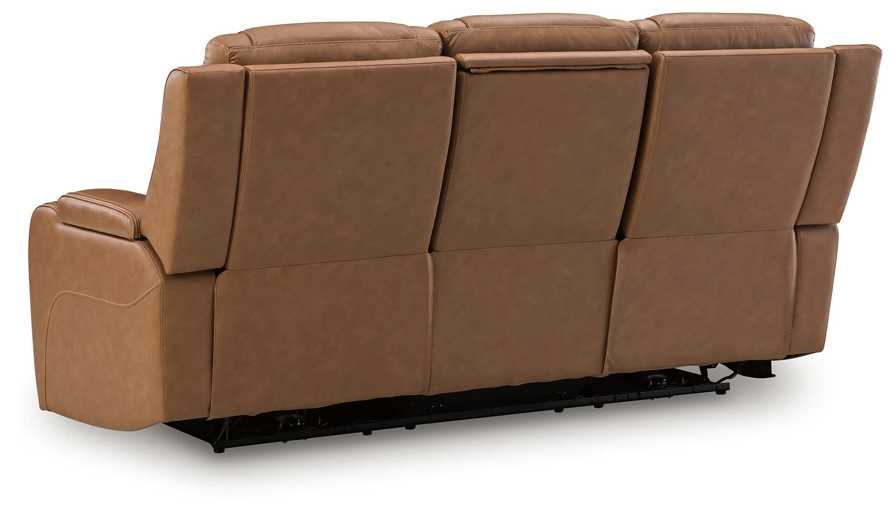Knightington Caramel 3-Pieces Power Reclining Living Room Set with Audio Seating